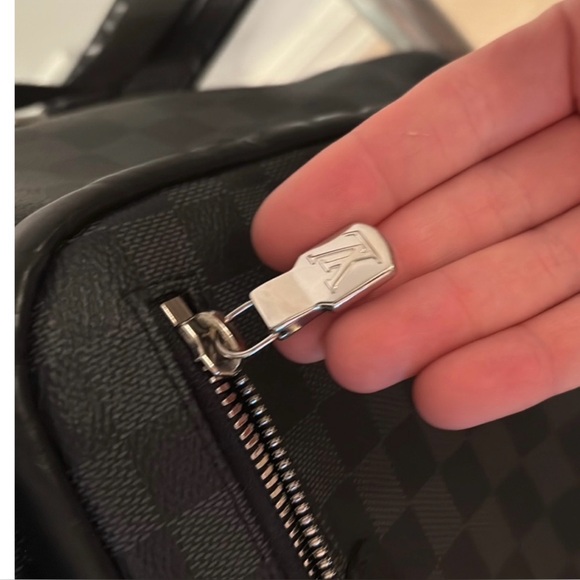 Louis Vuitton Black Checkered Backpack - Picture 5 of 8